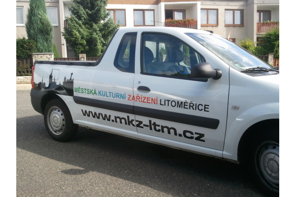 Polep vozu Městská kulturní zařízení Litoměřice