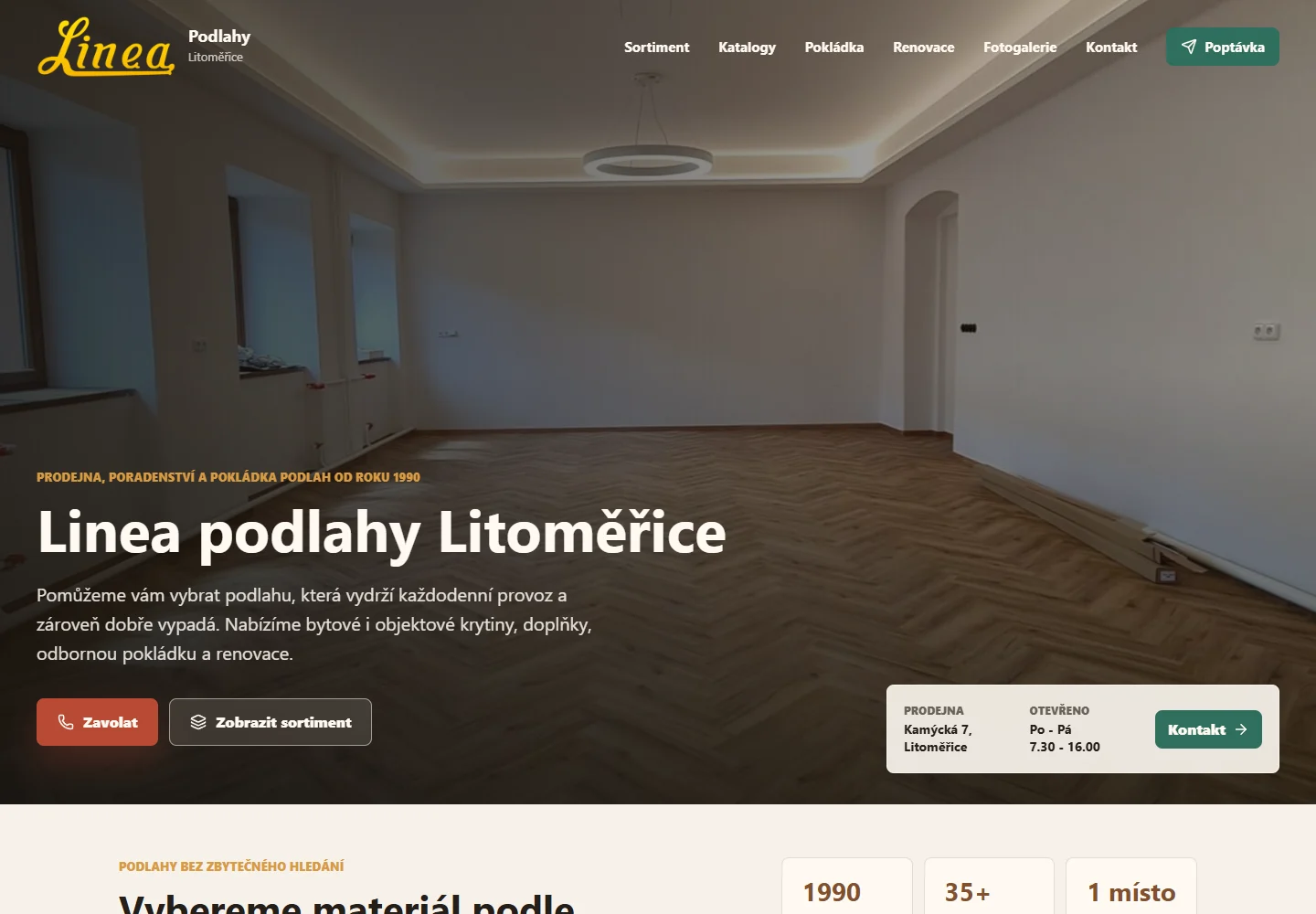 Linea podlahy