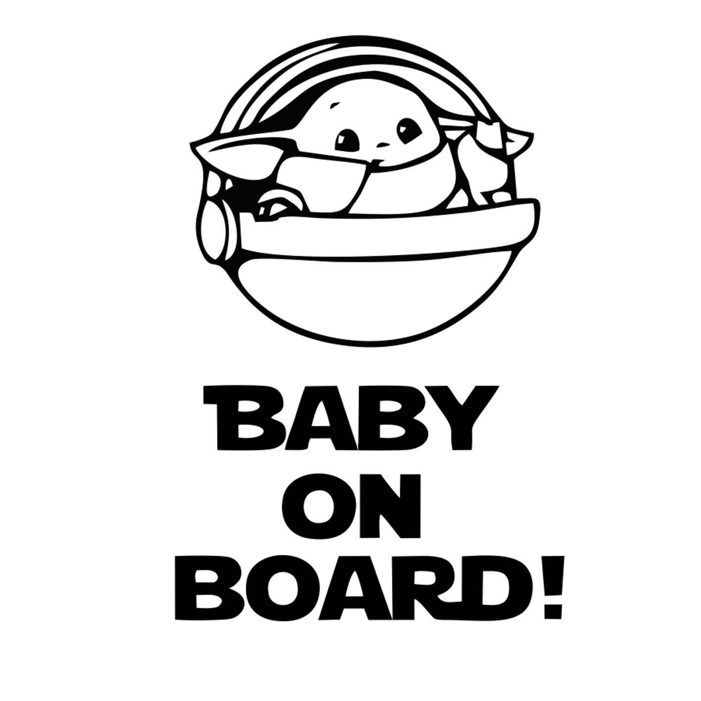 Samolepka Baby on board