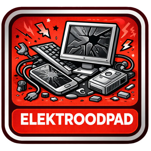 Samolepka na tříděný elektroodpad
