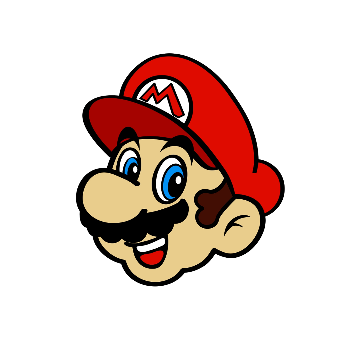 Super Mario logo samolepka