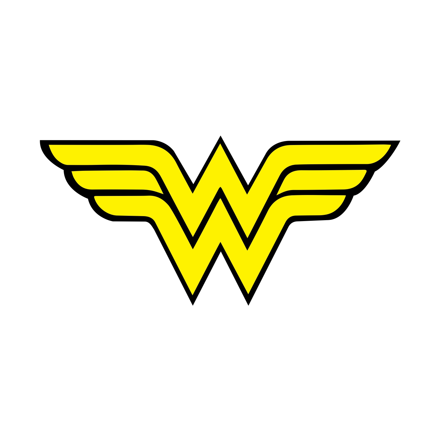 Wonder woman logo samolepka