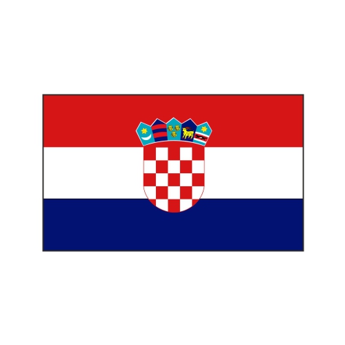 Samolepka vlajka - Chorvatsko