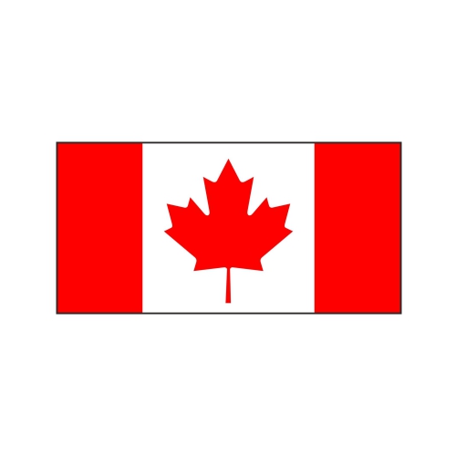 Samolepka vlajka - Kanada
