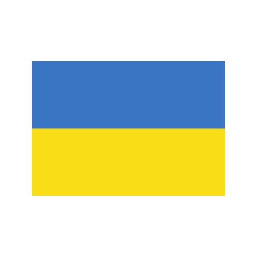 Samolepka vlajka - Ukrajina