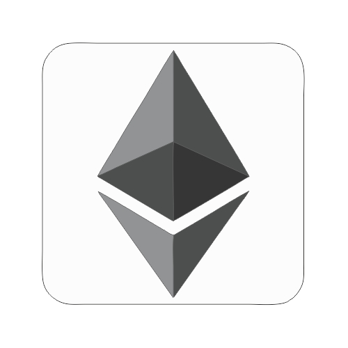 Ethereum logo samolepka