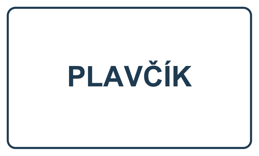 Samolepicí štítek – Plavčík – vlastní grafika JPdesign