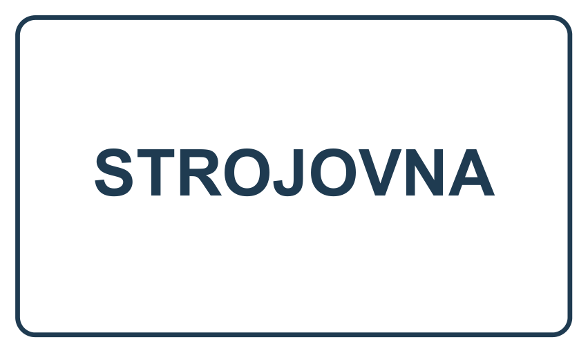 Samolepicí štítek – Strojovna – vlastní grafika JPdesign