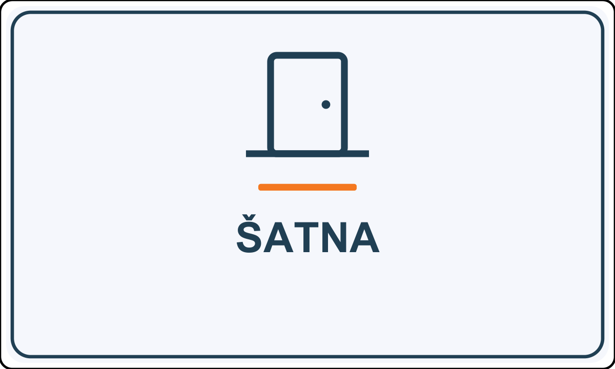 Samolepicí označení – Šatna – vlastní grafika JPdesign