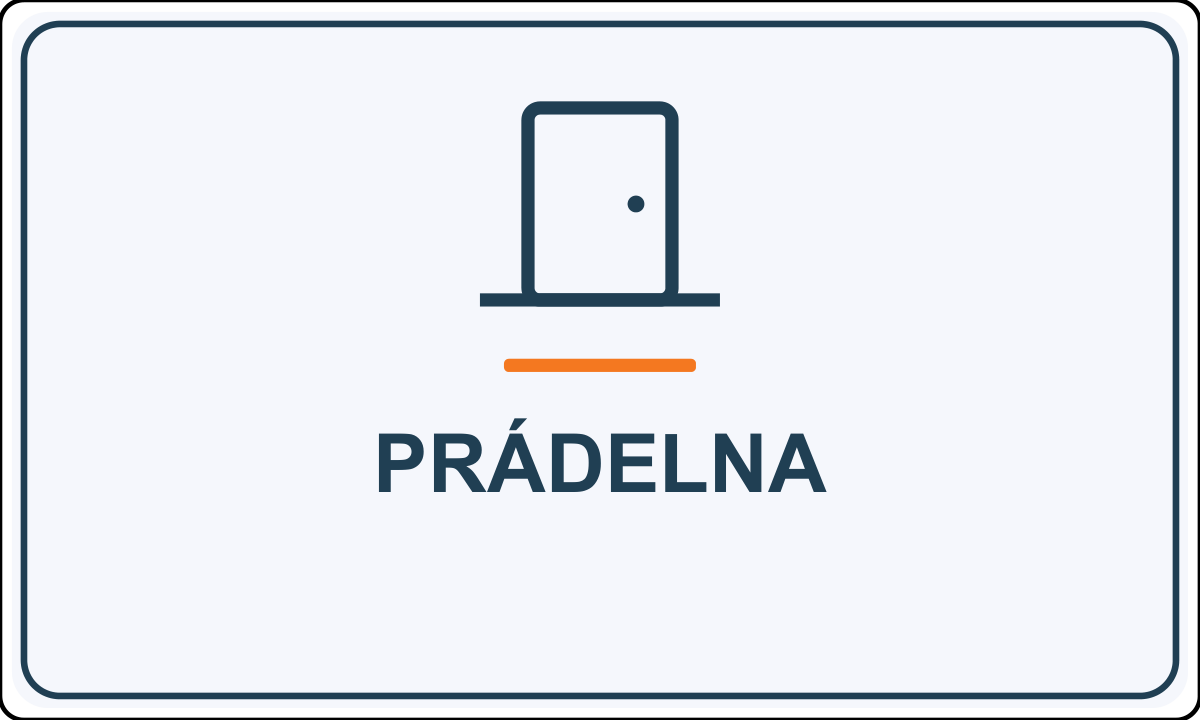 Samolepicí označení – Prádelna – vlastní grafika JPdesign