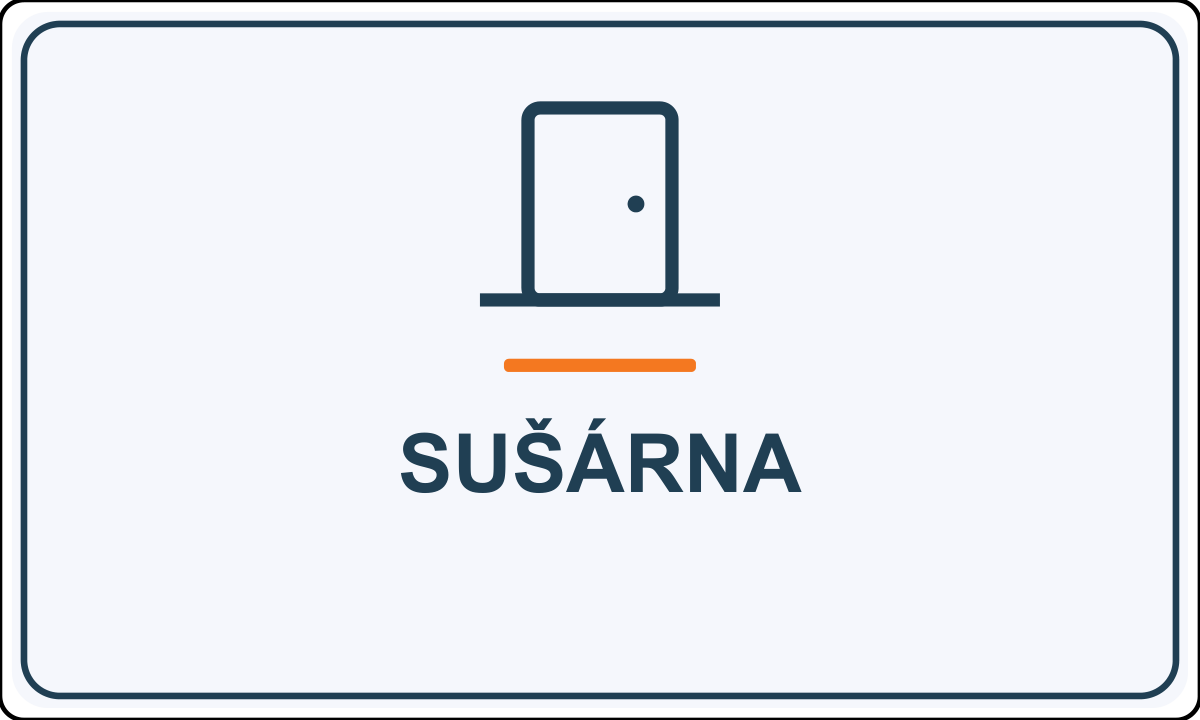 Samolepicí označení – Sušárna – vlastní grafika JPdesign