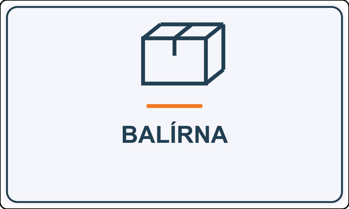 Samolepicí označení – Balírna – vlastní grafika JPdesign