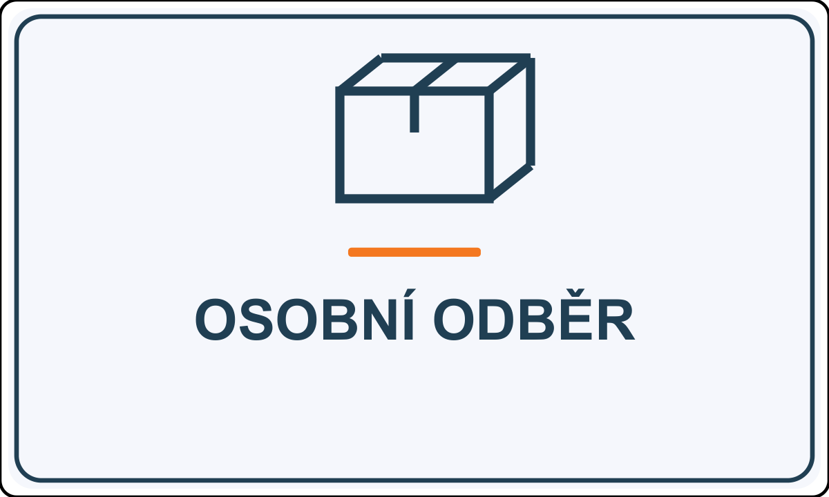 Samolepicí označení – Osobní odběr – vlastní grafika JPdesign