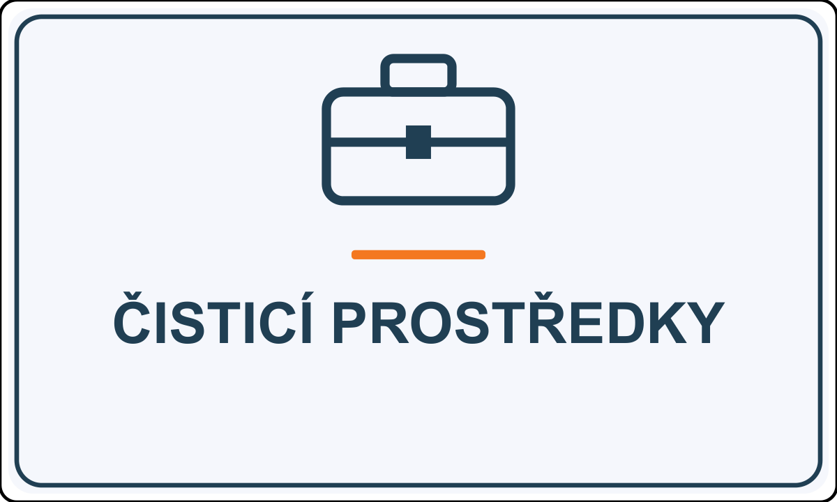 Samolepicí označení – Čisticí prostředky – vlastní grafika JPdesign
