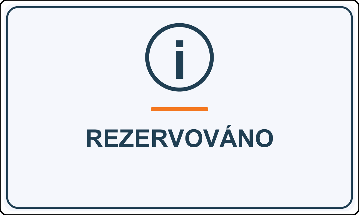 Samolepicí označení – Rezervováno – vlastní grafika JPdesign