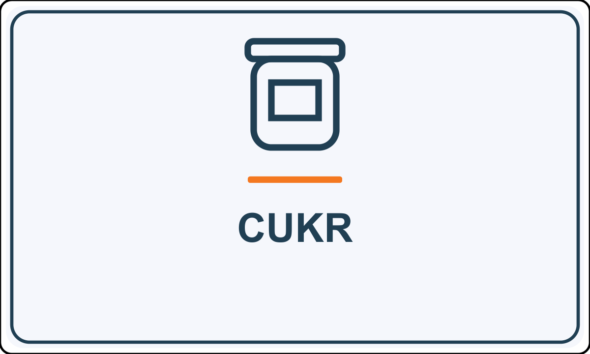 Samolepicí označení – Cukr – vlastní grafika JPdesign