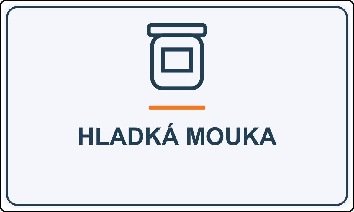 Samolepicí označení – Hladká mouka – vlastní grafika JPdesign