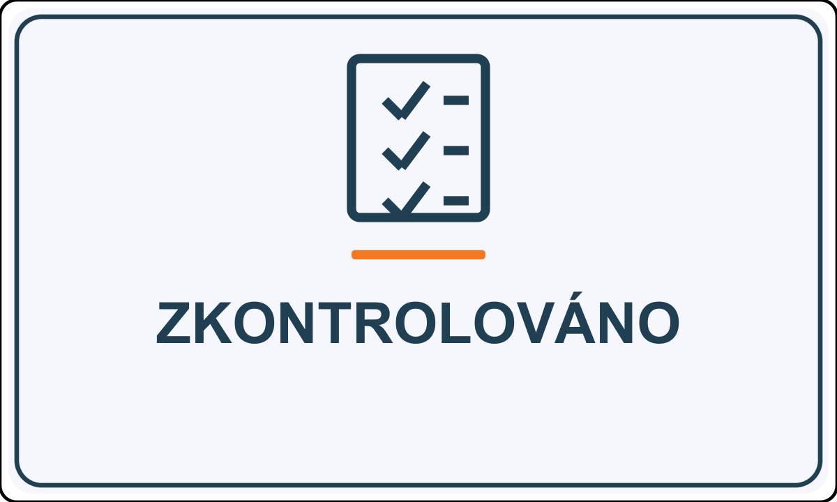 Samolepicí označení – Zkontrolováno – vlastní grafika JPdesign