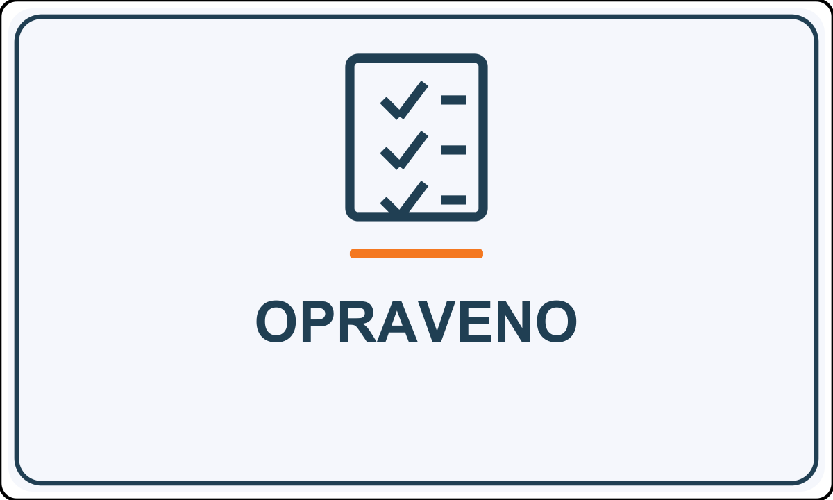 Samolepicí označení – Opraveno – vlastní grafika JPdesign
