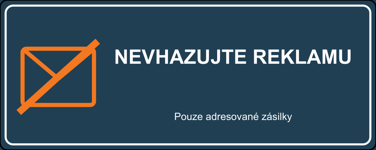 Samolepka na schránku – Nevhazujte reklamu