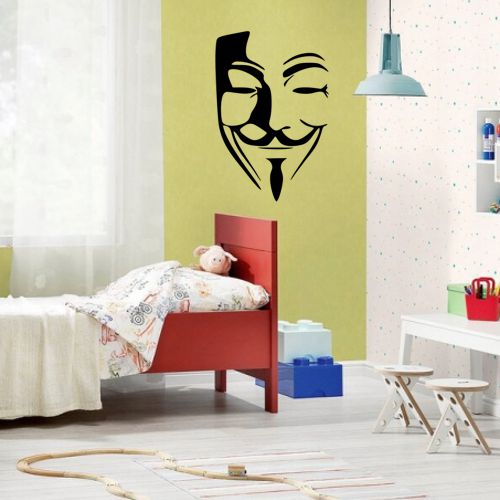 Maska Anonymous samolepka – náhled 2