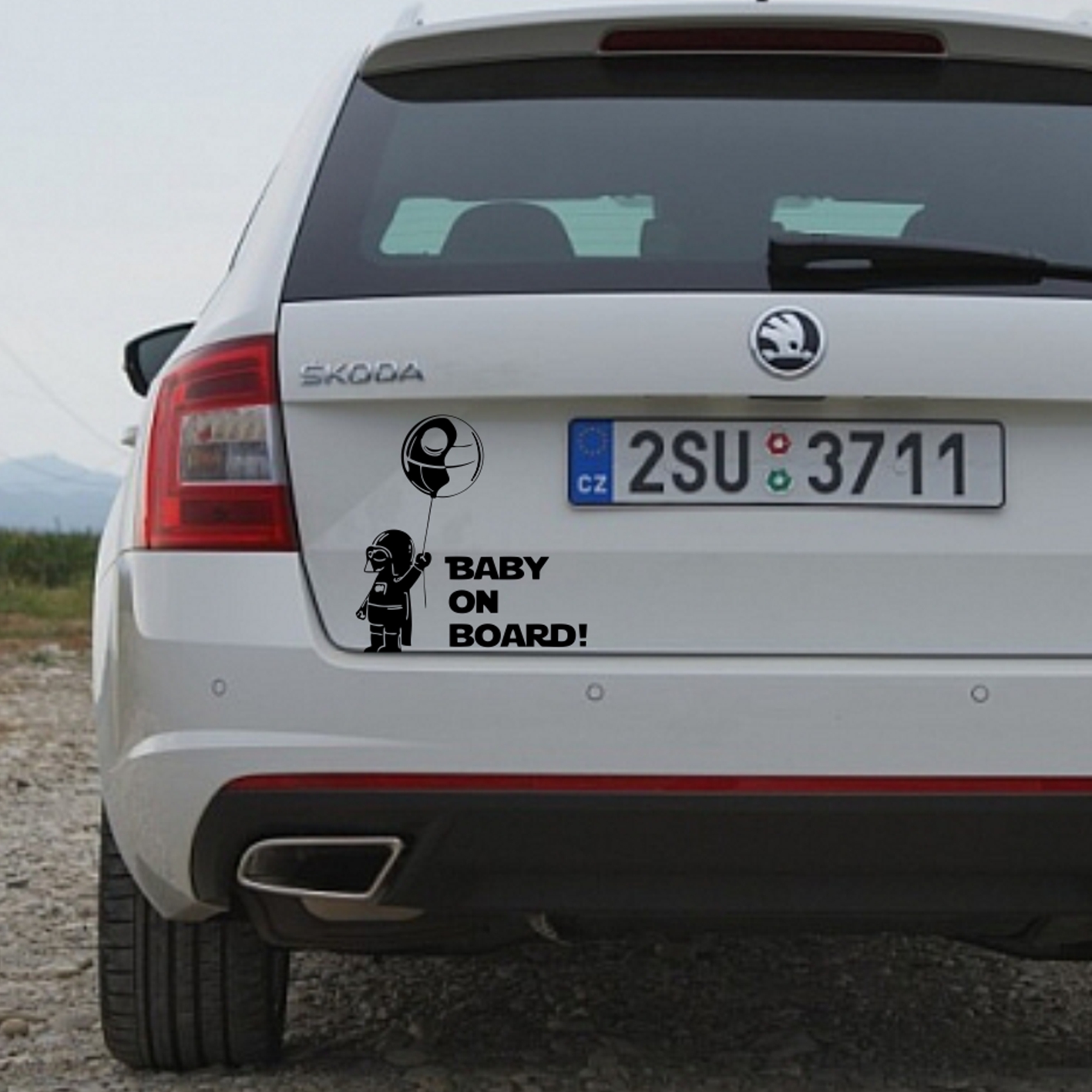 Samolepka Baby on board star wars – náhled 2