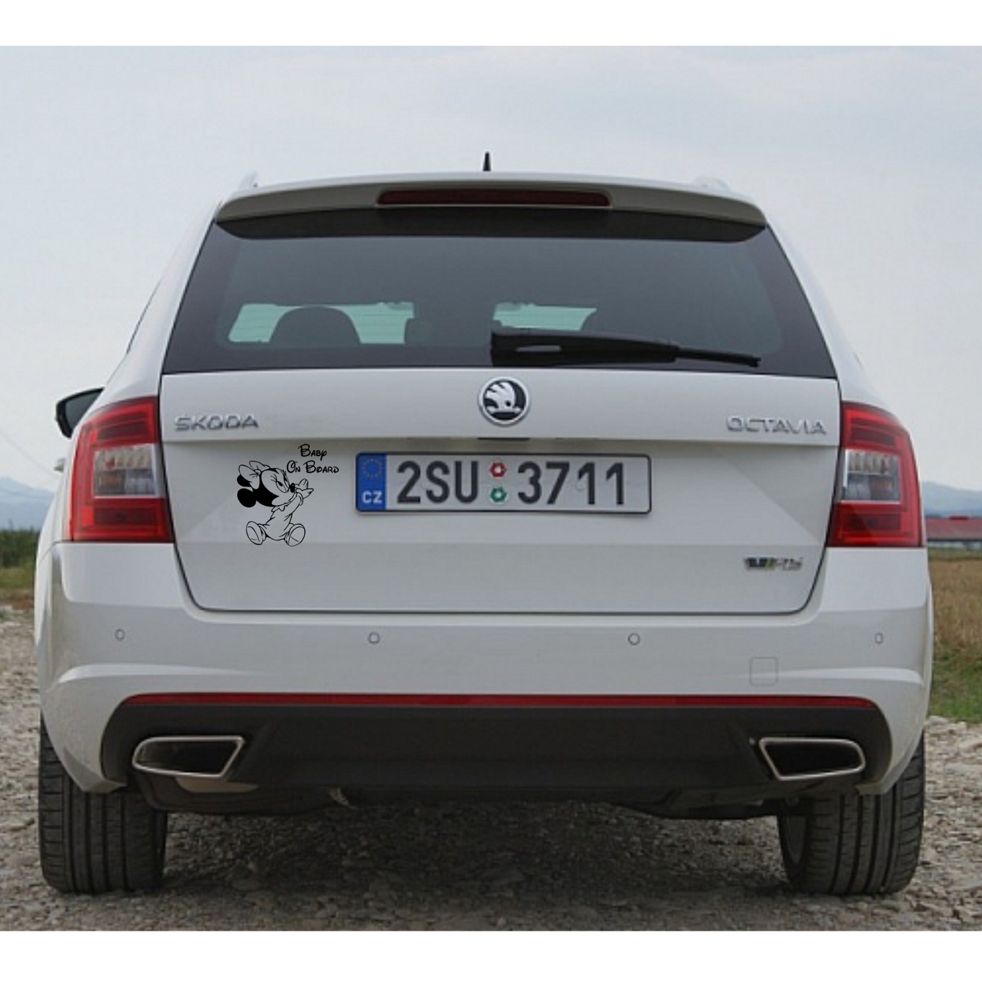Samolepka Minnie Baby on board – náhled 2