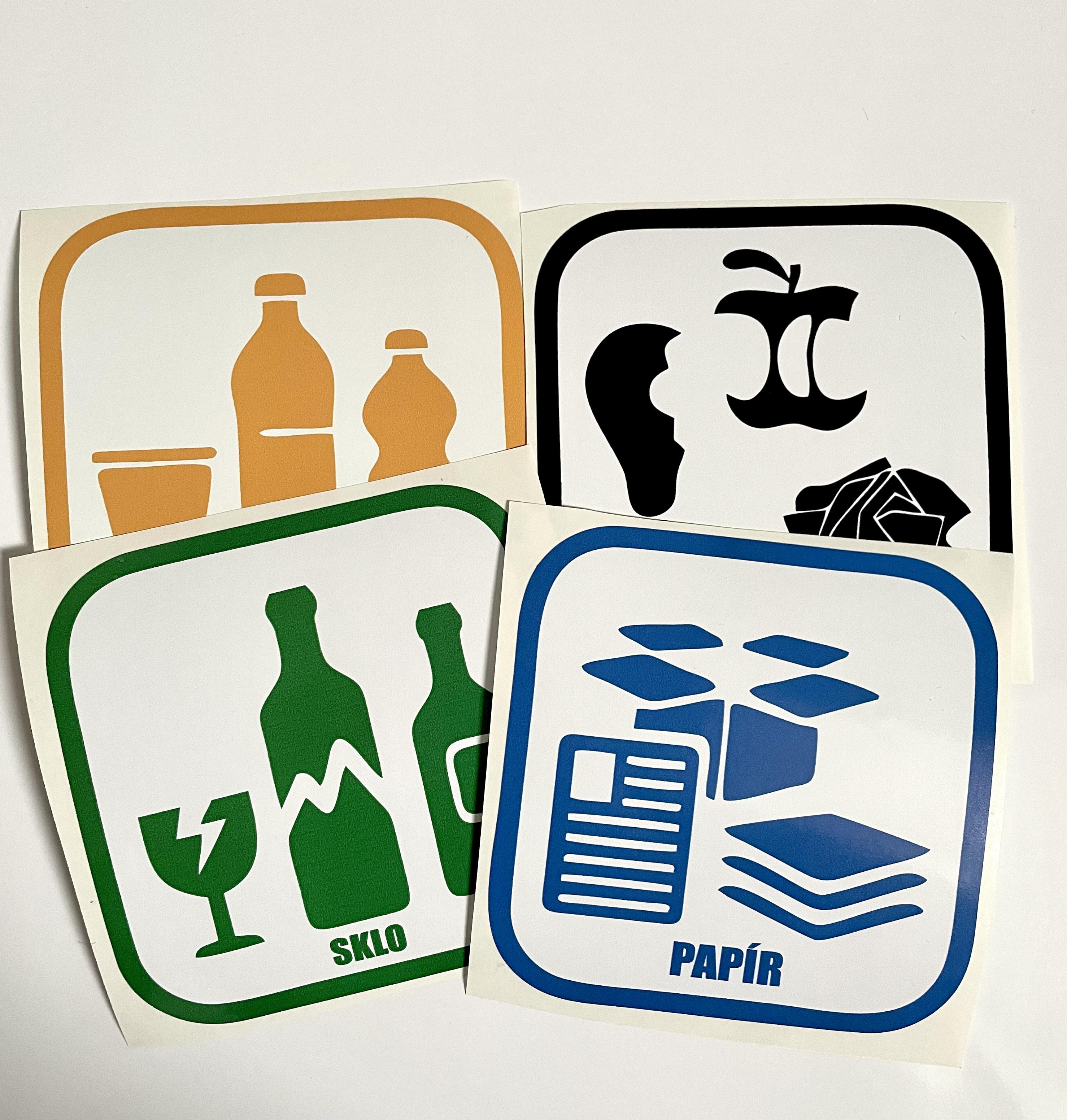 Popelnicové samolepky pack 4 – náhled 2
