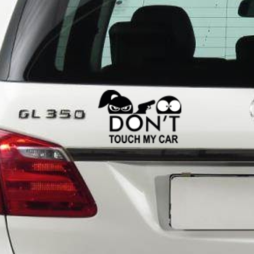 Don't touch my car samolepka – náhled 3
