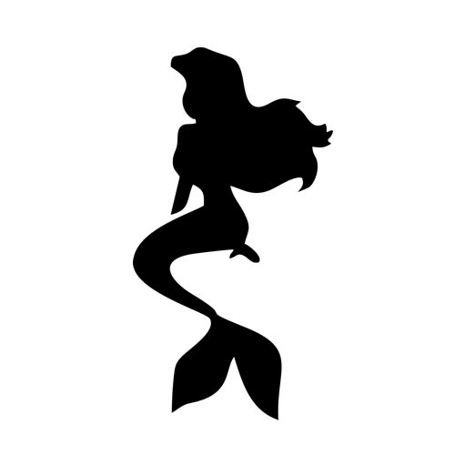 Mermaid Ariel samolepka – náhled 2