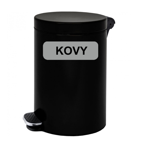 Kovová samolepka na popelnice – náhled 2